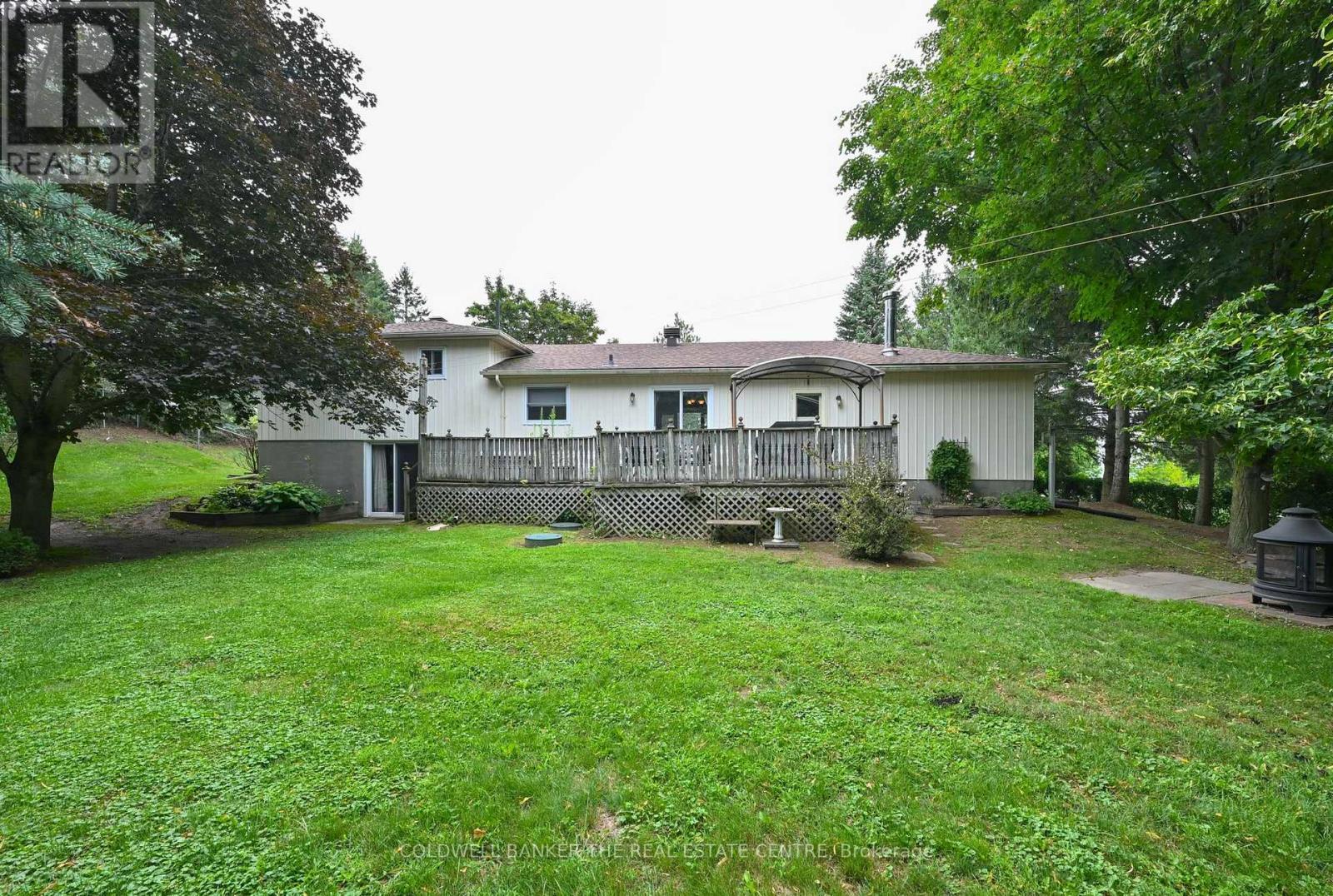 Rear exterior - 5471 8Th Line, Essa, ON - Outdoor With Deck Patio Veranda