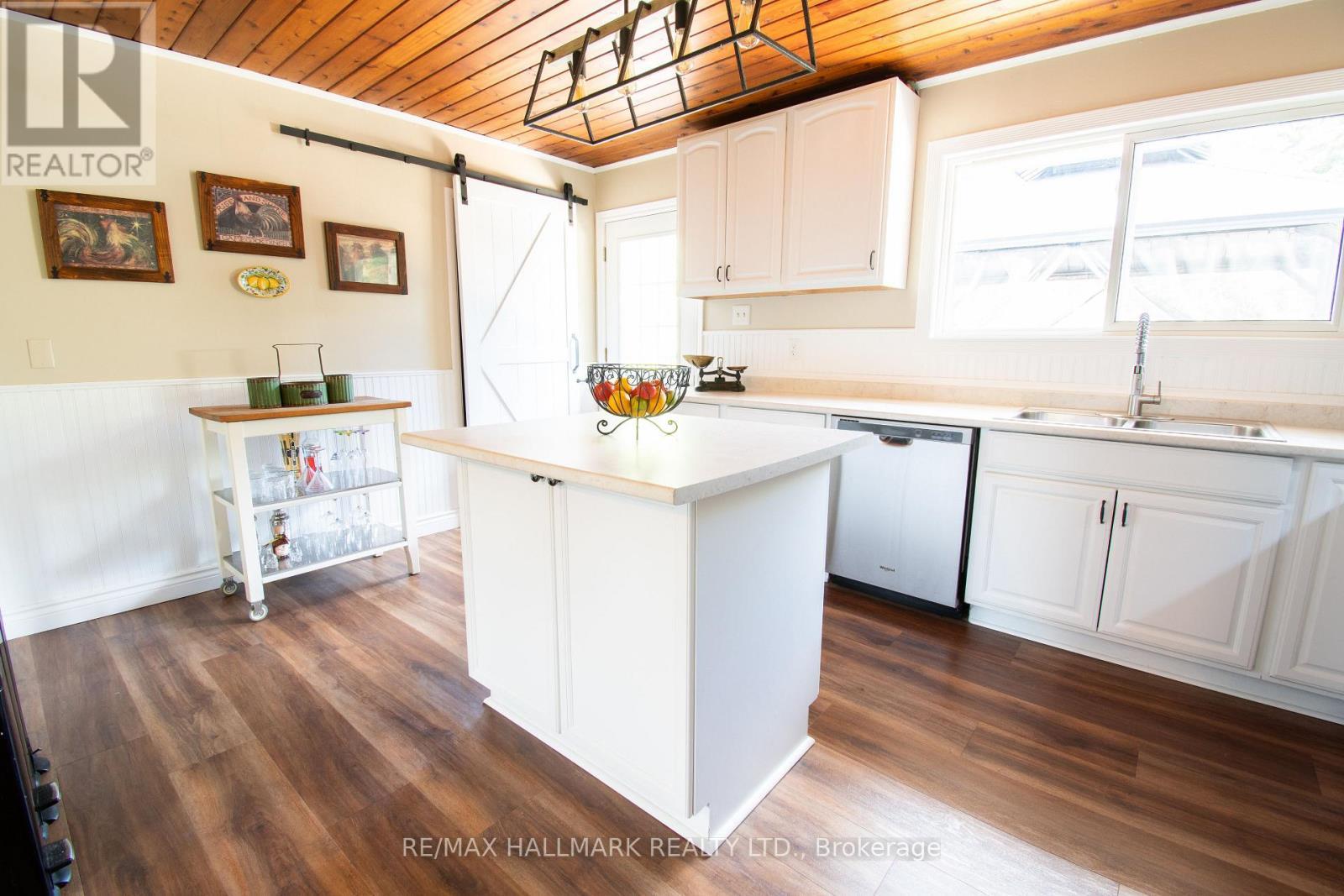 175 Concession 2 Road, Brock, ON - Indoor Photo Showing Kitchen With Double Sink