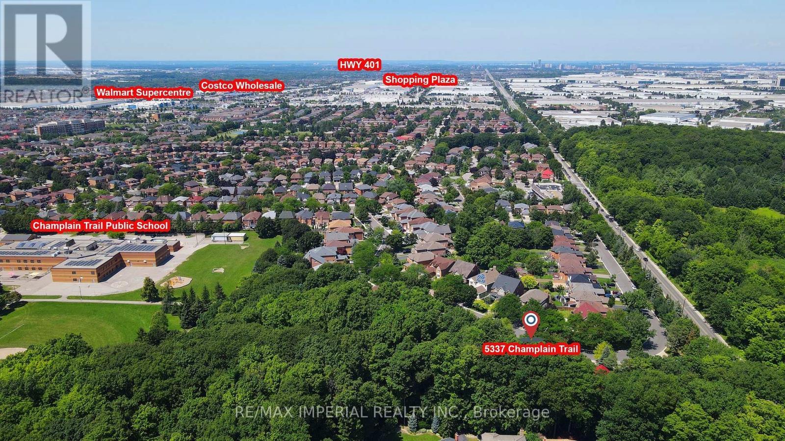 5337 Champlain Trail, Mississauga, ON - Outdoor With View