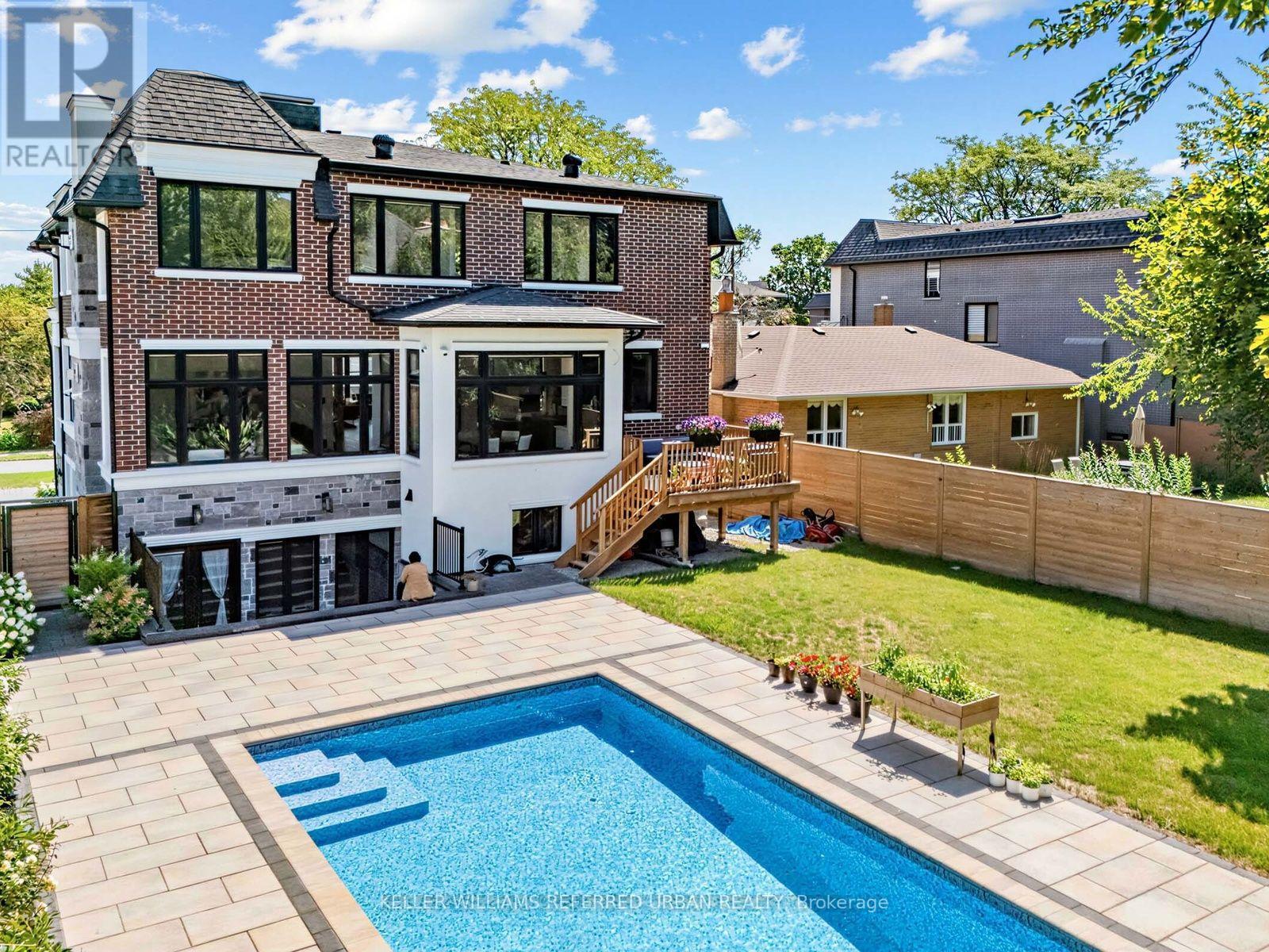 35 Lloydminster Crescent, Toronto, ON - Outdoor With In Ground Pool With Deck Patio Veranda