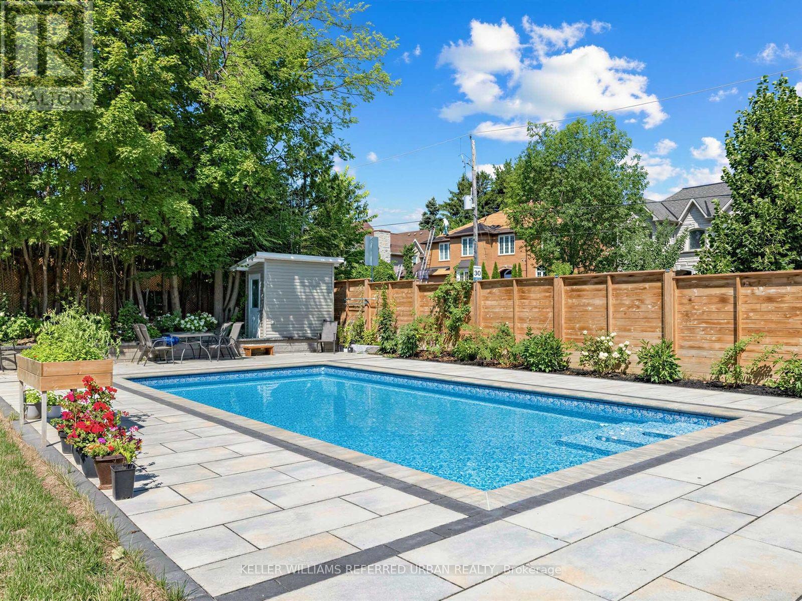 35 Lloydminster Crescent, Toronto, ON - Outdoor With In Ground Pool With Deck Patio Veranda With Backyard