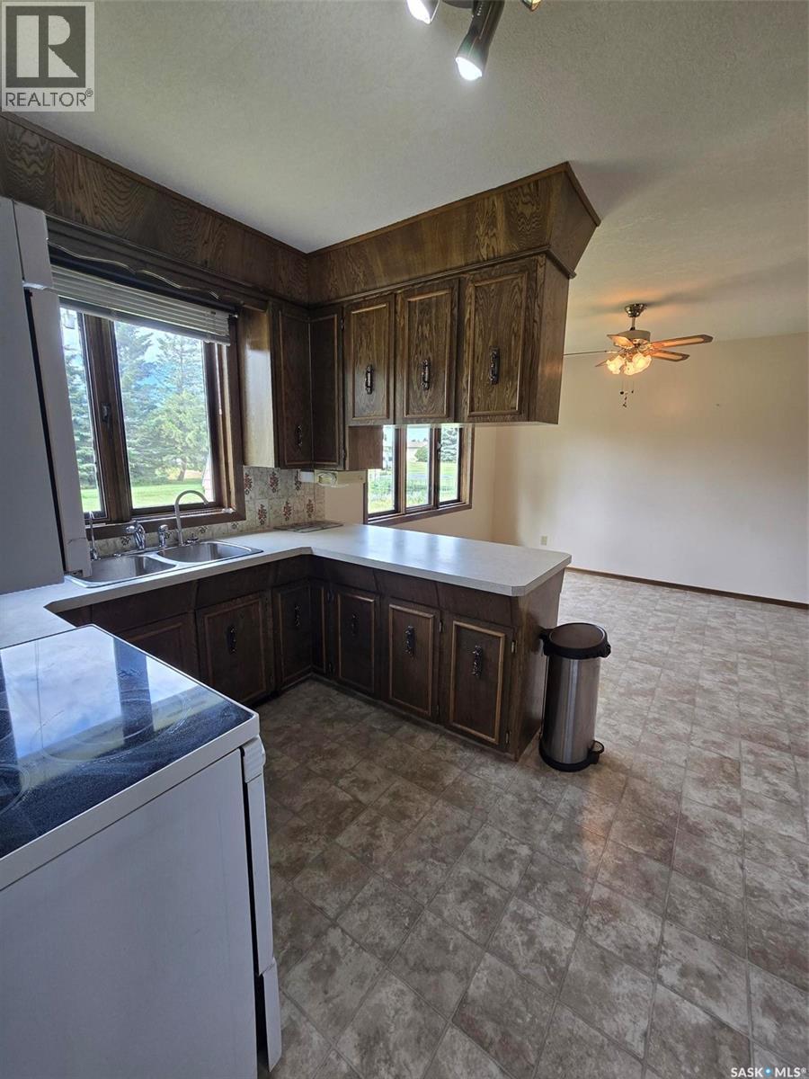 171 Lowestoft Street, Grayson, SK - Indoor Photo Showing Kitchen With Double Sink