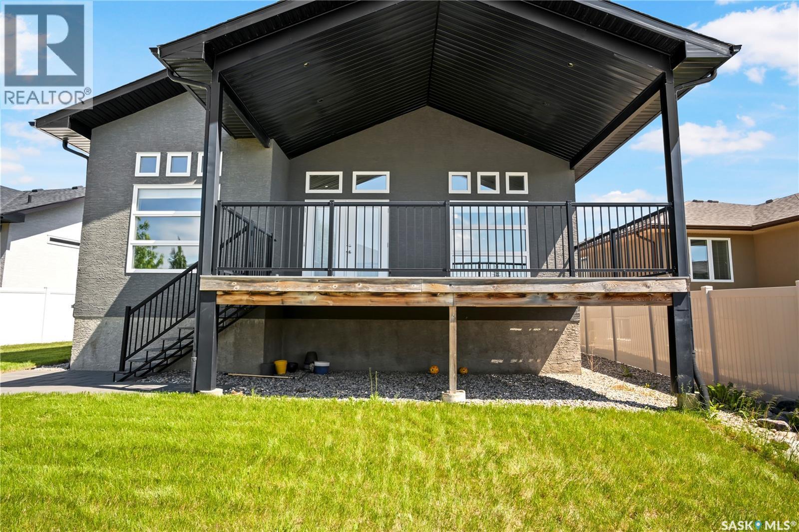 3821 Goldfinch Way, Regina, SK - Outdoor With Deck Patio Veranda With Exterior