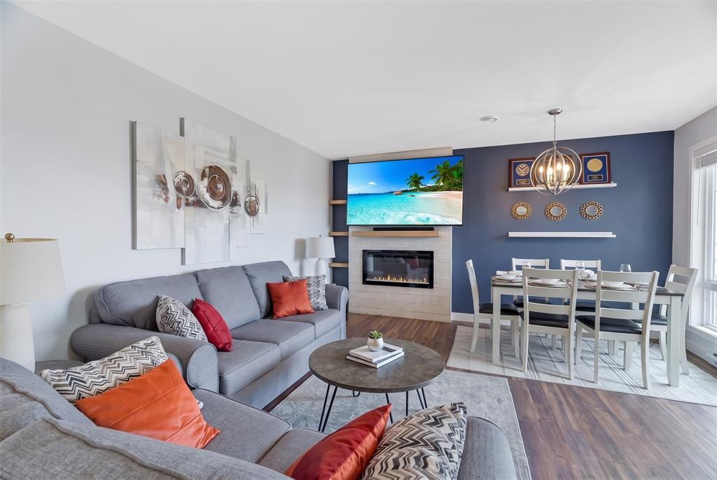 3-403 Blackmarsh Road, St. Johns, NL - Indoor Photo Showing Living Room With Fireplace