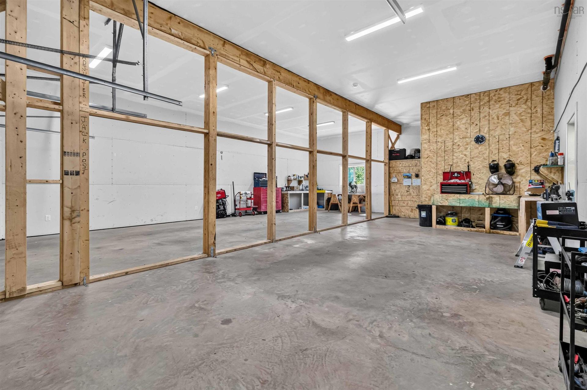 3597 Highway 14, Windsor Forks, NS - Indoor Photo Showing Garage