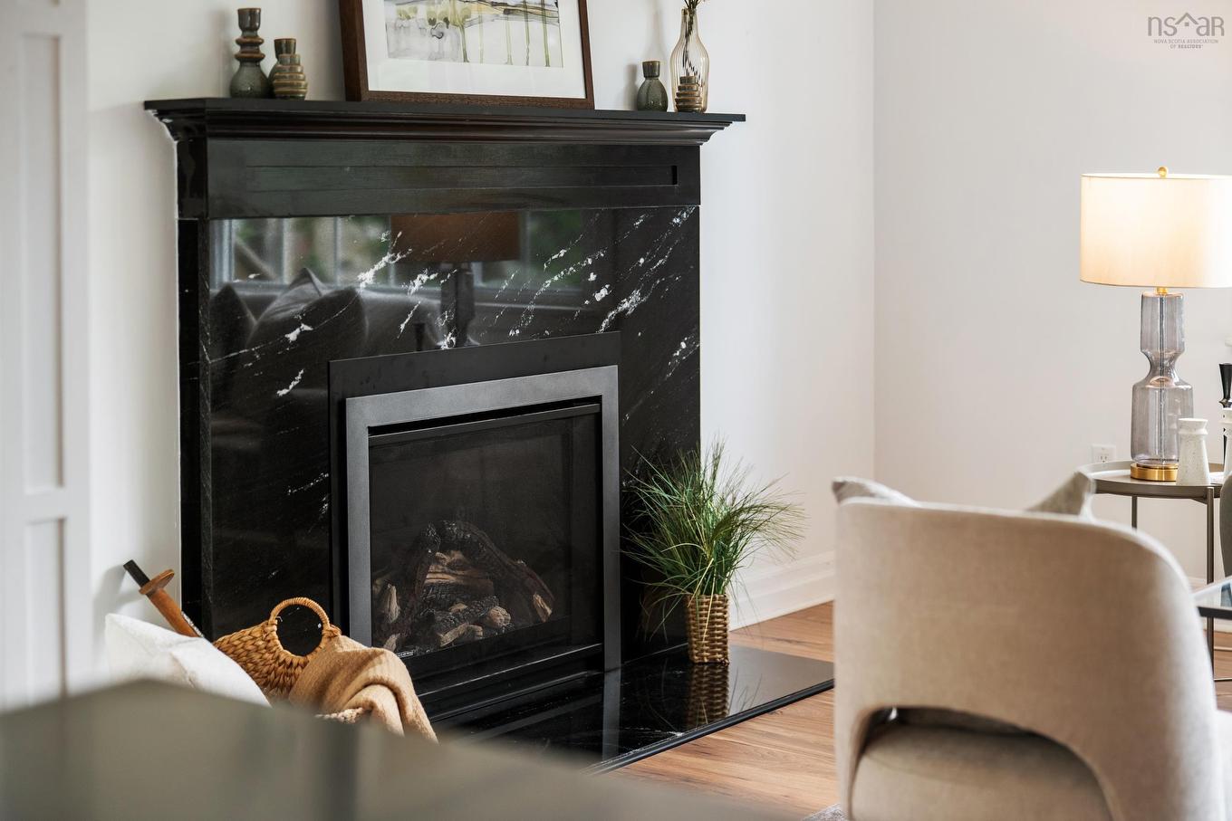 6705 Quinpool Road, Halifax, NS - Indoor Photo Showing Living Room With Fireplace