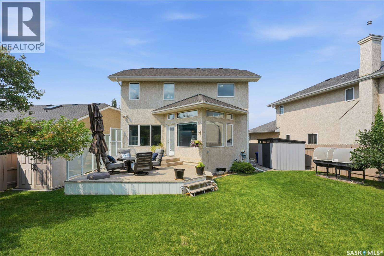 311 Lashyn Cove, Saskatoon, SK - Outdoor With Deck Patio Veranda With Backyard With Exterior