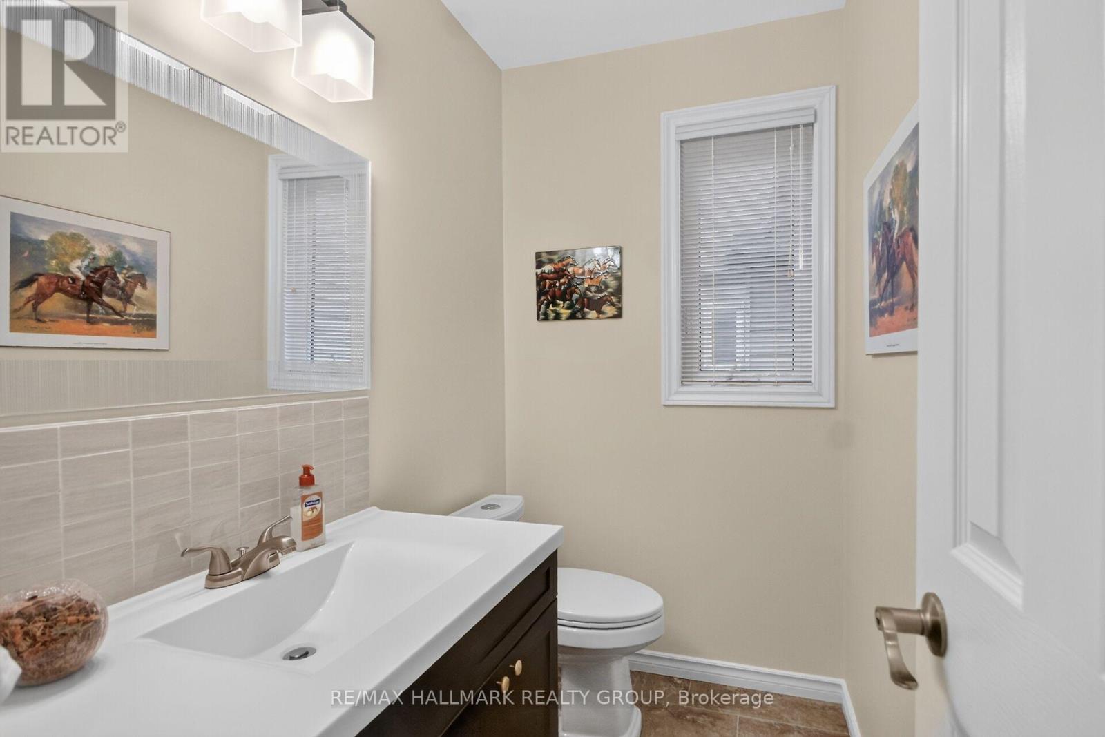 Updated Powder room - 12 Ready Way, Ottawa, ON - Indoor Photo Showing Bathroom