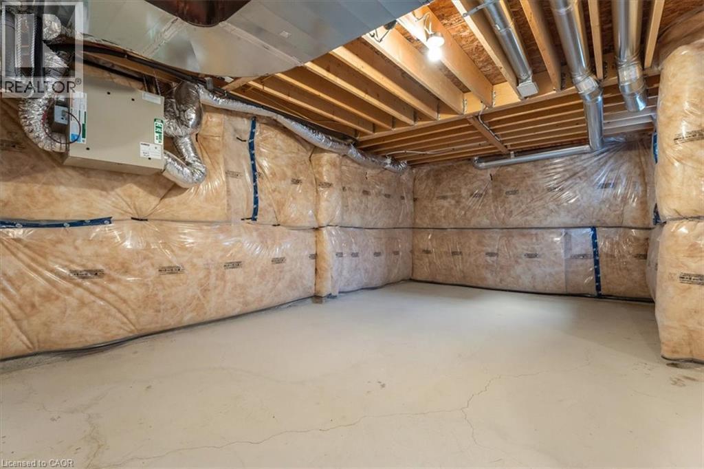 View of unfinished basement - 13 Steven Drive, Thorold, ON - Indoor Photo Showing Basement
