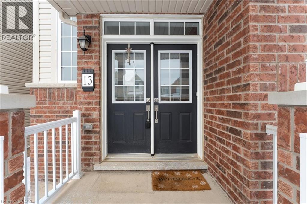 Doorway to property with brick siding - 13 Steven Drive, Thorold, ON - Outdoor With Exterior