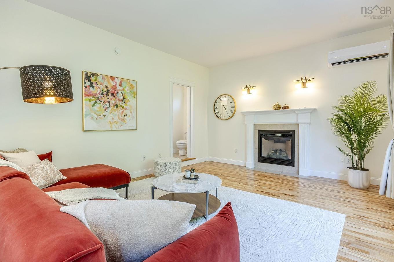 86 Stone Gate Drive, Halifax, NS - Indoor Photo Showing Living Room With Fireplace