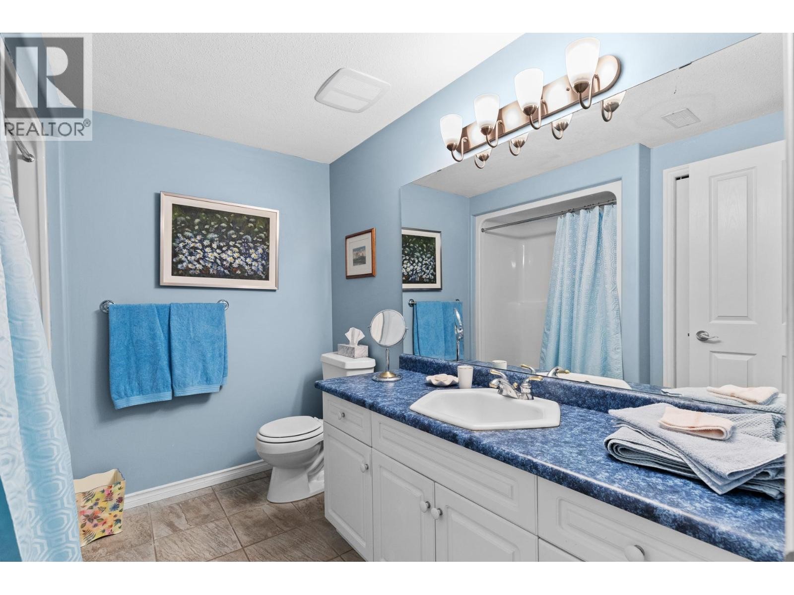 Downstairs bathroom. - 4000 Gallaghers Terrace, Kelowna, BC - Indoor Photo Showing Bathroom