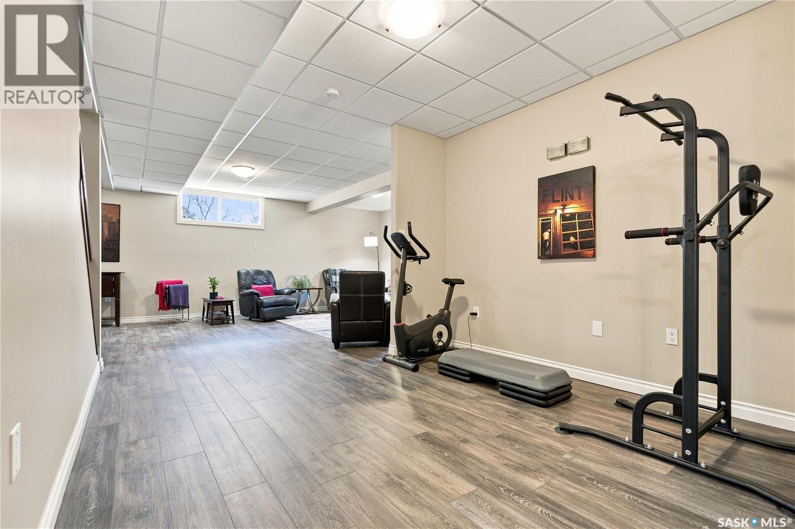 506 Antler Crescent, Warman, SK - Indoor Photo Showing Gym Room
