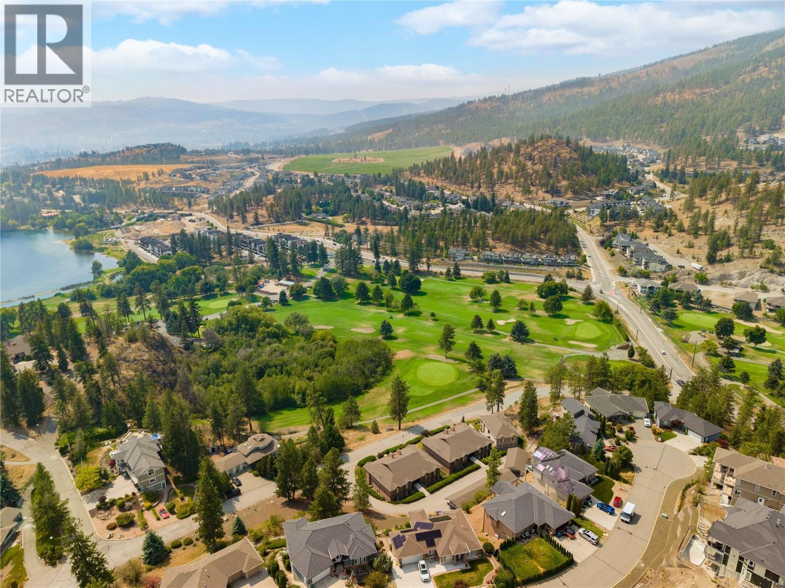 Daytime Drone Photo - 2226 Golf Course Drive, West Kelowna, BC - Outdoor With Body Of Water With View