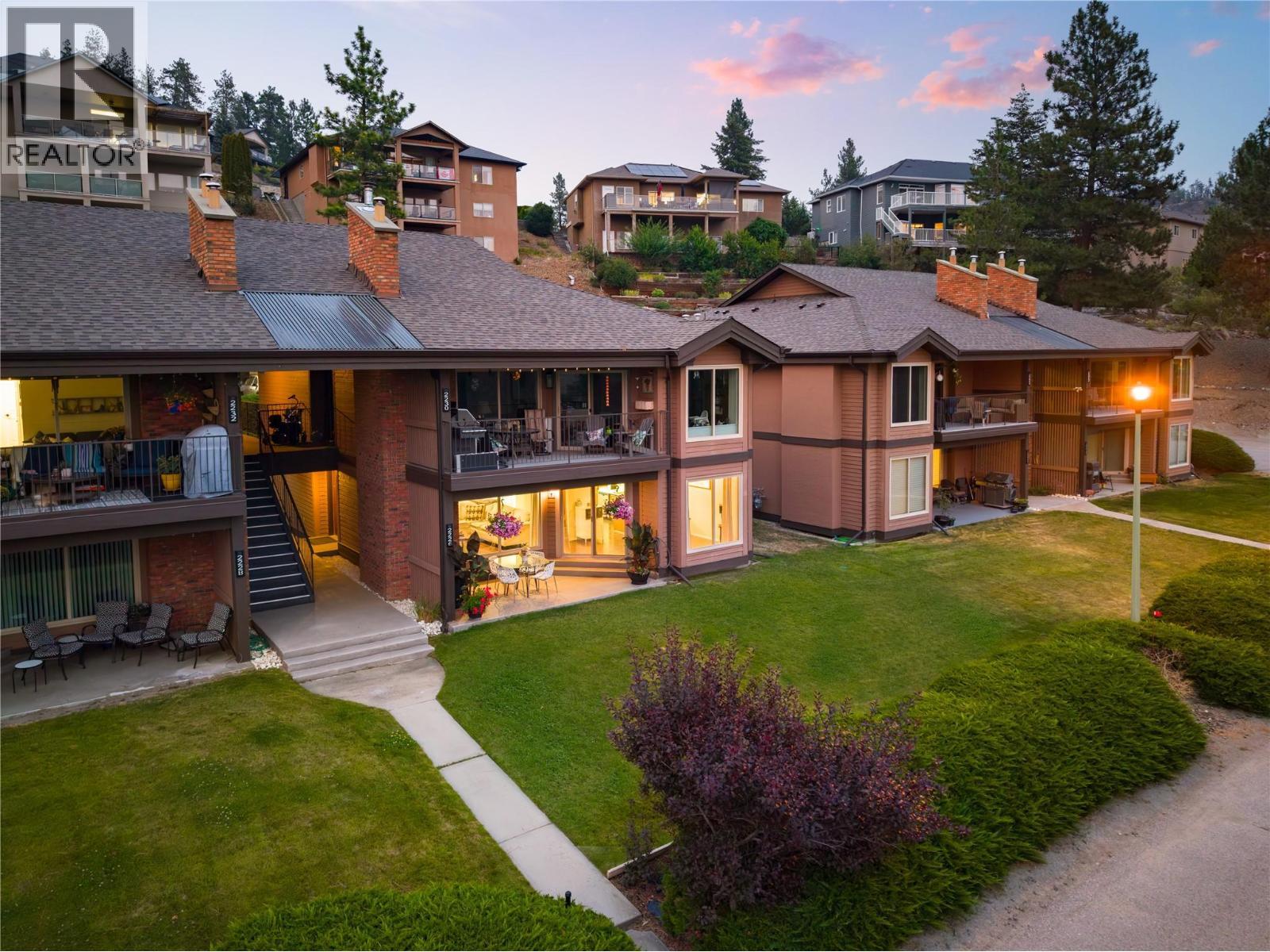 Exterior Twilight Photo - 2226 Golf Course Drive, West Kelowna, BC - Outdoor With Deck Patio Veranda