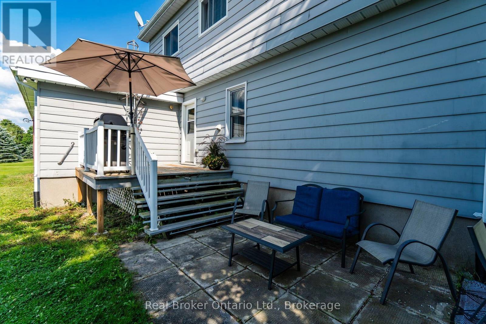 Rear Deck & Patio - 150 Lafontaine Road E, Tiny, ON - Outdoor With Deck Patio Veranda
