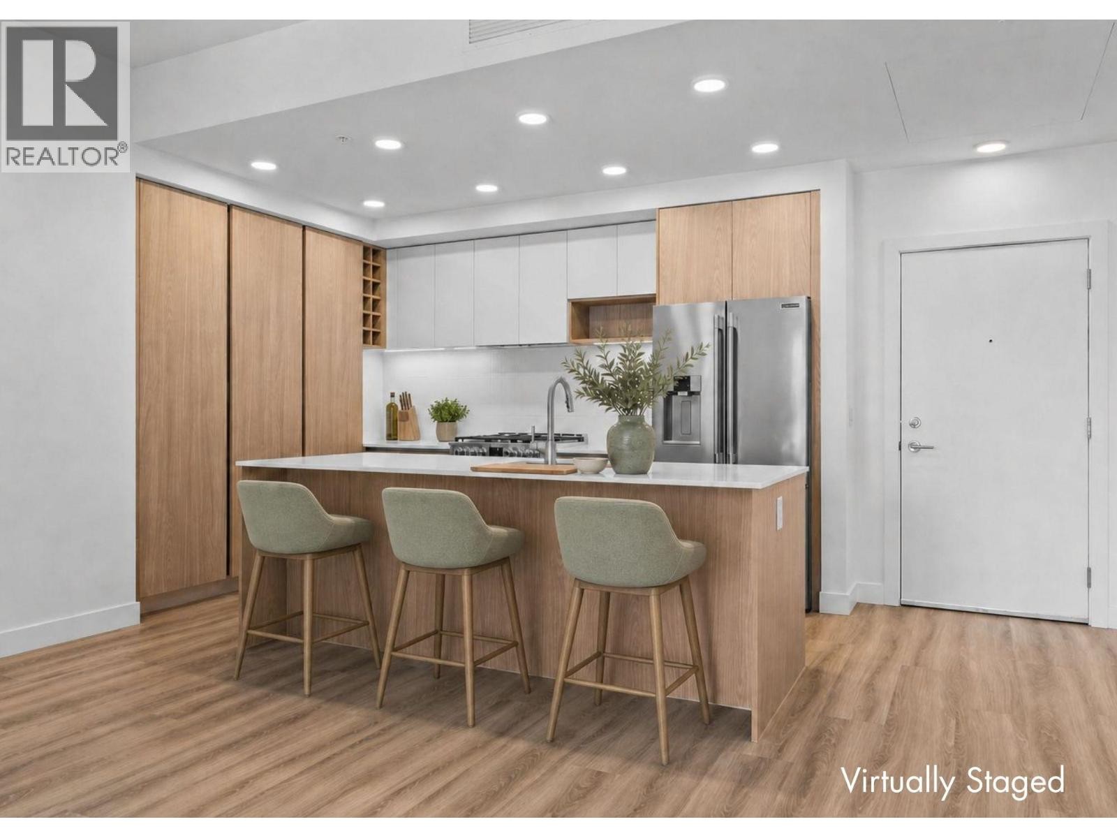Kitchen - virtually staged to show possibilities - 2780 Olalla Road Unit# 201, West Kelowna, BC - Indoor
