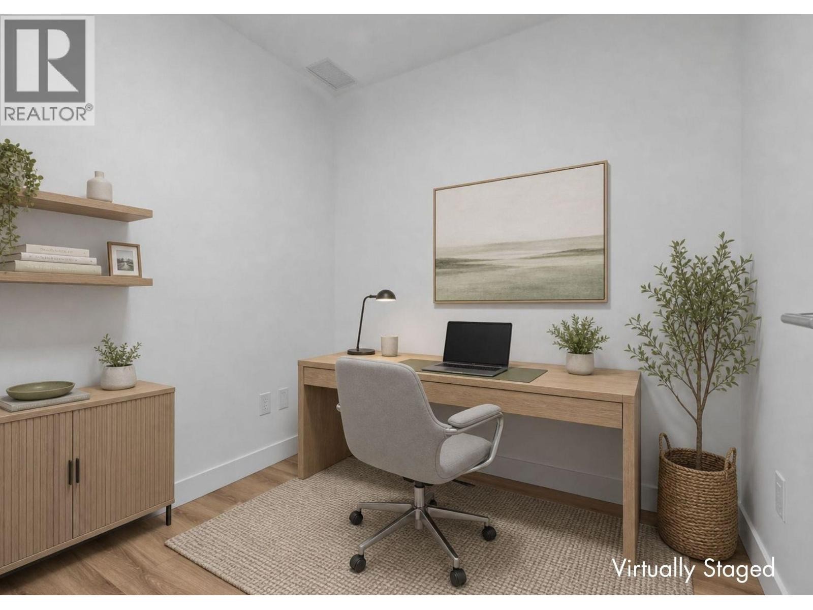Den - virtually staged to show possibilities - 2780 Olalla Road Unit# 201, West Kelowna, BC - Indoor Photo Showing Office