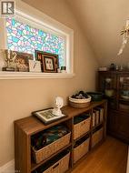 A good-sized pantry provides plenty of convenient storage space just off the kitchen. - 