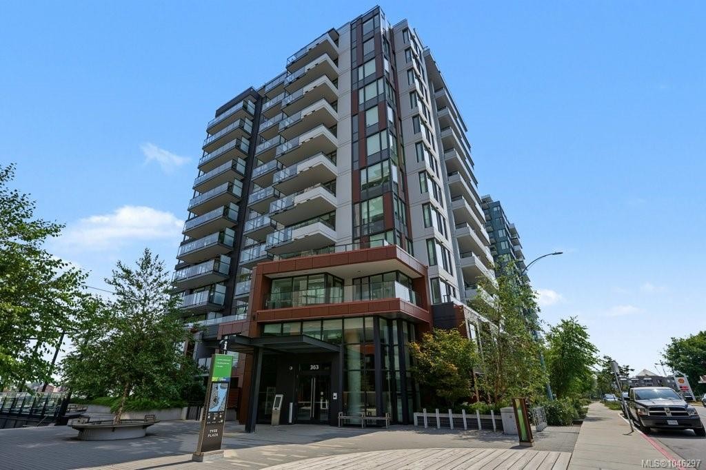 #609-363 Tyee Rd, Victoria, BC - Outdoor With Balcony With Facade