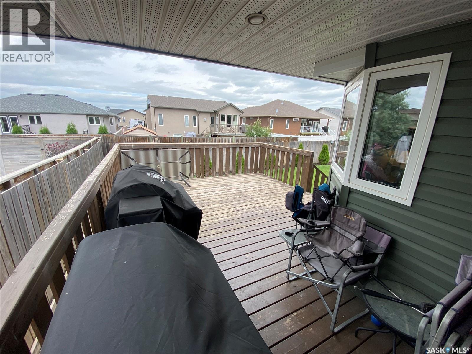 54 Madge Way, Yorkton, SK - Outdoor With Deck Patio Veranda With Exterior