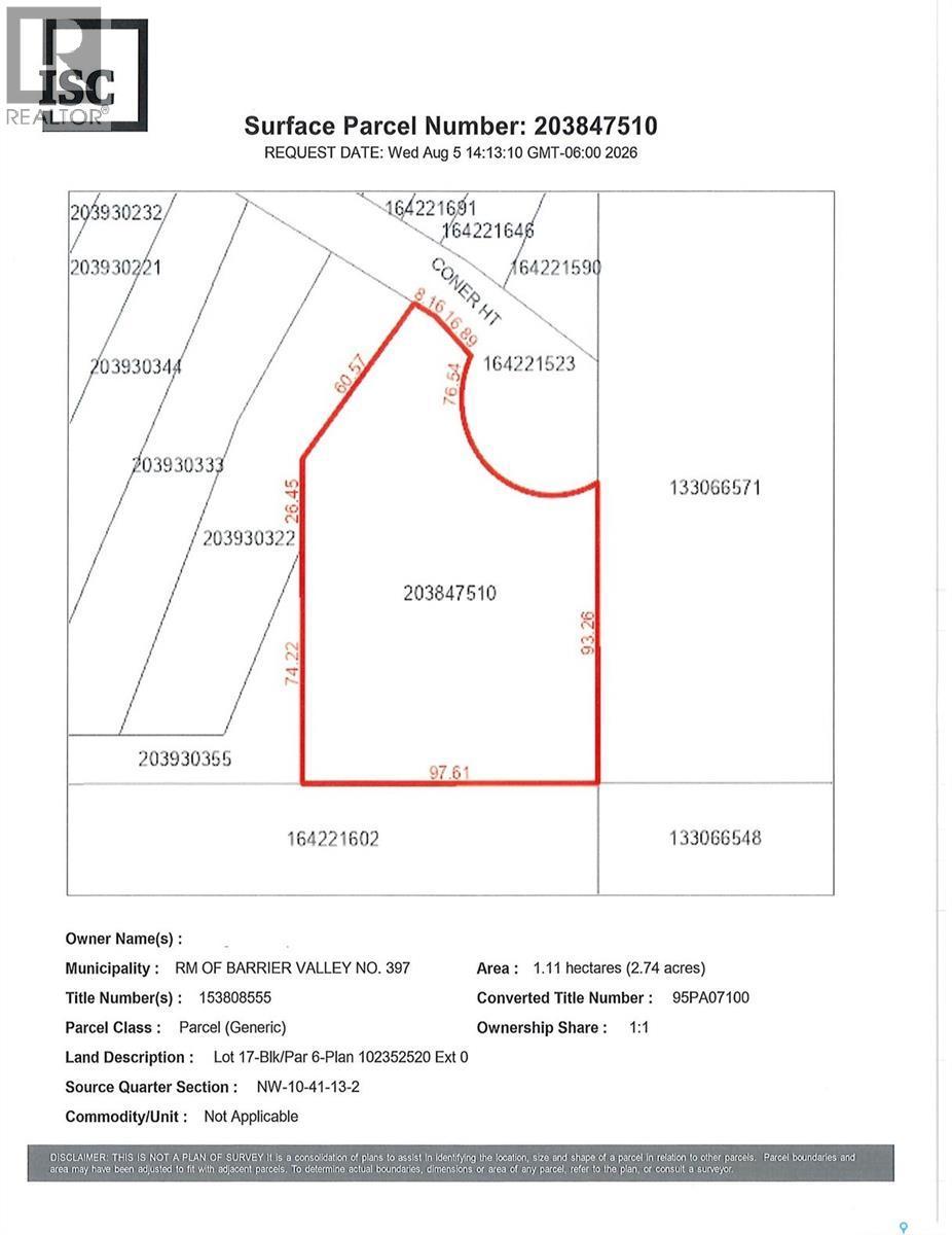 501 Coner Heights, Barrier Lake, SK - Other