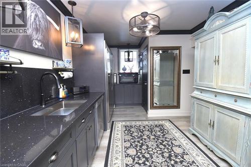 139 Garside Avenue S, Hamilton, ON - Indoor Photo Showing Kitchen With Double Sink