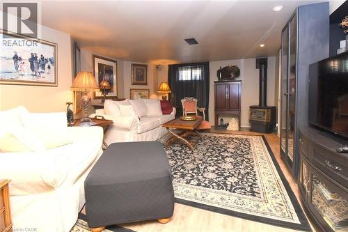 139 Garside Avenue S, Hamilton, ON - Indoor Photo Showing Living Room With Fireplace