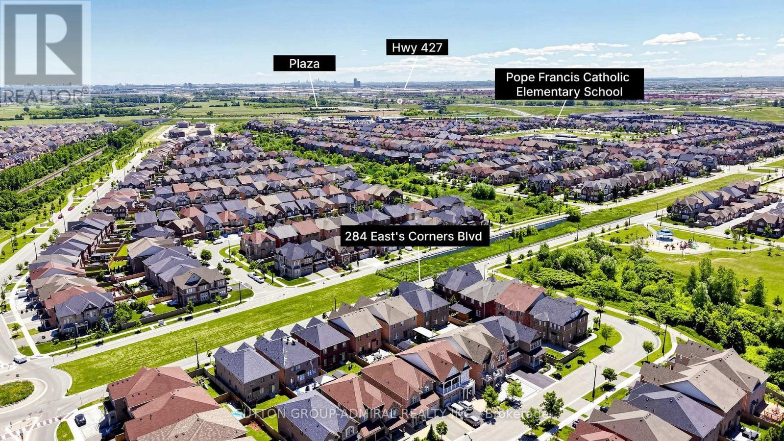284 East'S Corners Boulevard, Vaughan, ON - Outdoor With View