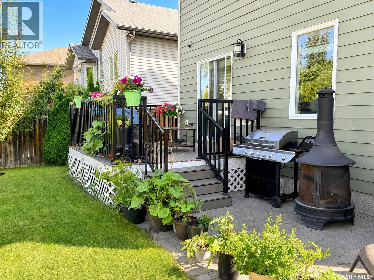 110 Chubb Cove, Saskatoon, SK - Outdoor With Deck Patio Veranda With Exterior