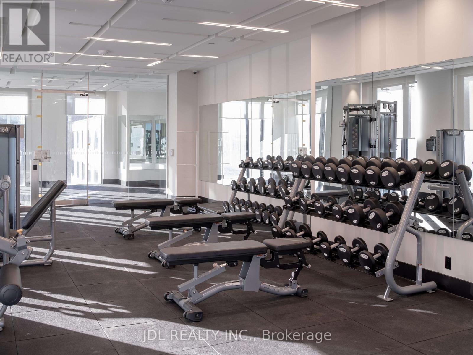 1411 - 87 Peter Street, Toronto, ON - Indoor Photo Showing Gym Room