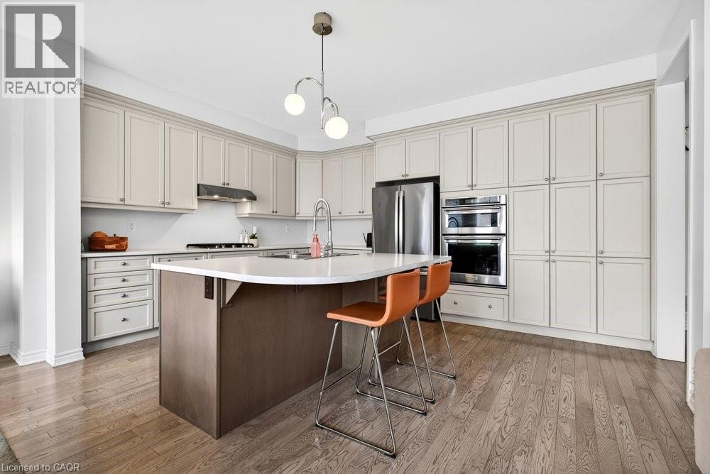 145 Stillwater Crescent, Waterdown, ON - Indoor Photo Showing Kitchen With Stainless Steel Kitchen With Upgraded Kitchen