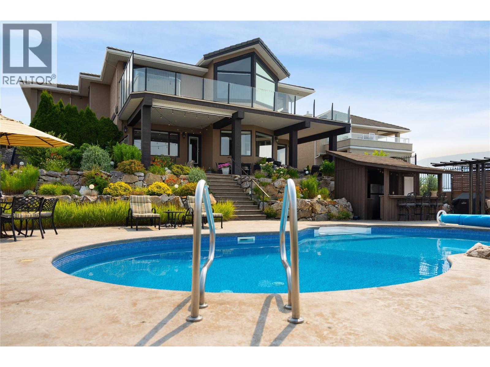 10 Bayview Heights, Coldstream, BC - Outdoor With In Ground Pool With Deck Patio Veranda