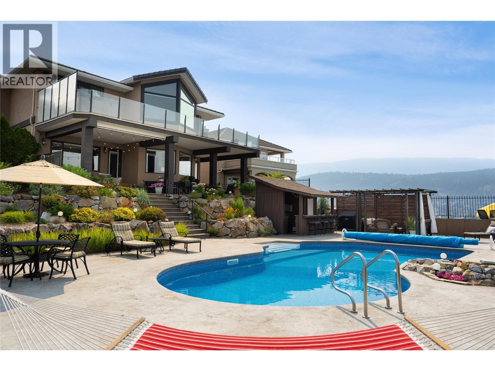 10 Bayview Heights, Coldstream, BC - Outdoor With In Ground Pool With Deck Patio Veranda