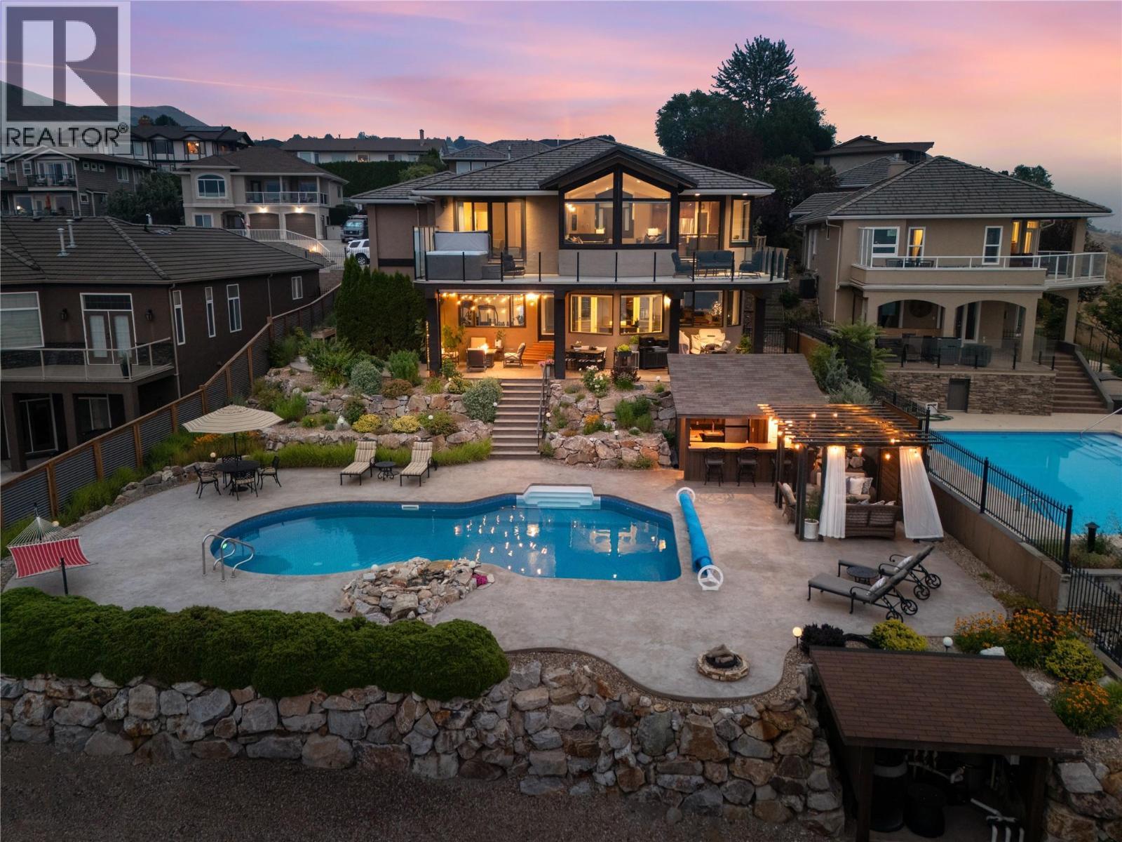 10 Bayview Heights, Coldstream, BC - Outdoor With In Ground Pool With Deck Patio Veranda