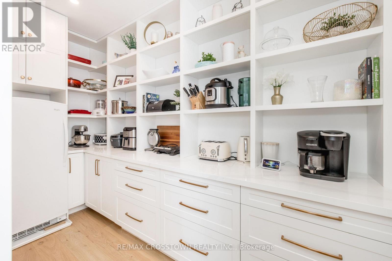 Hidden Walk In Pantry with 2nd fridge - 75 Moonstone Road E, Oro-Medonte, ON - Indoor