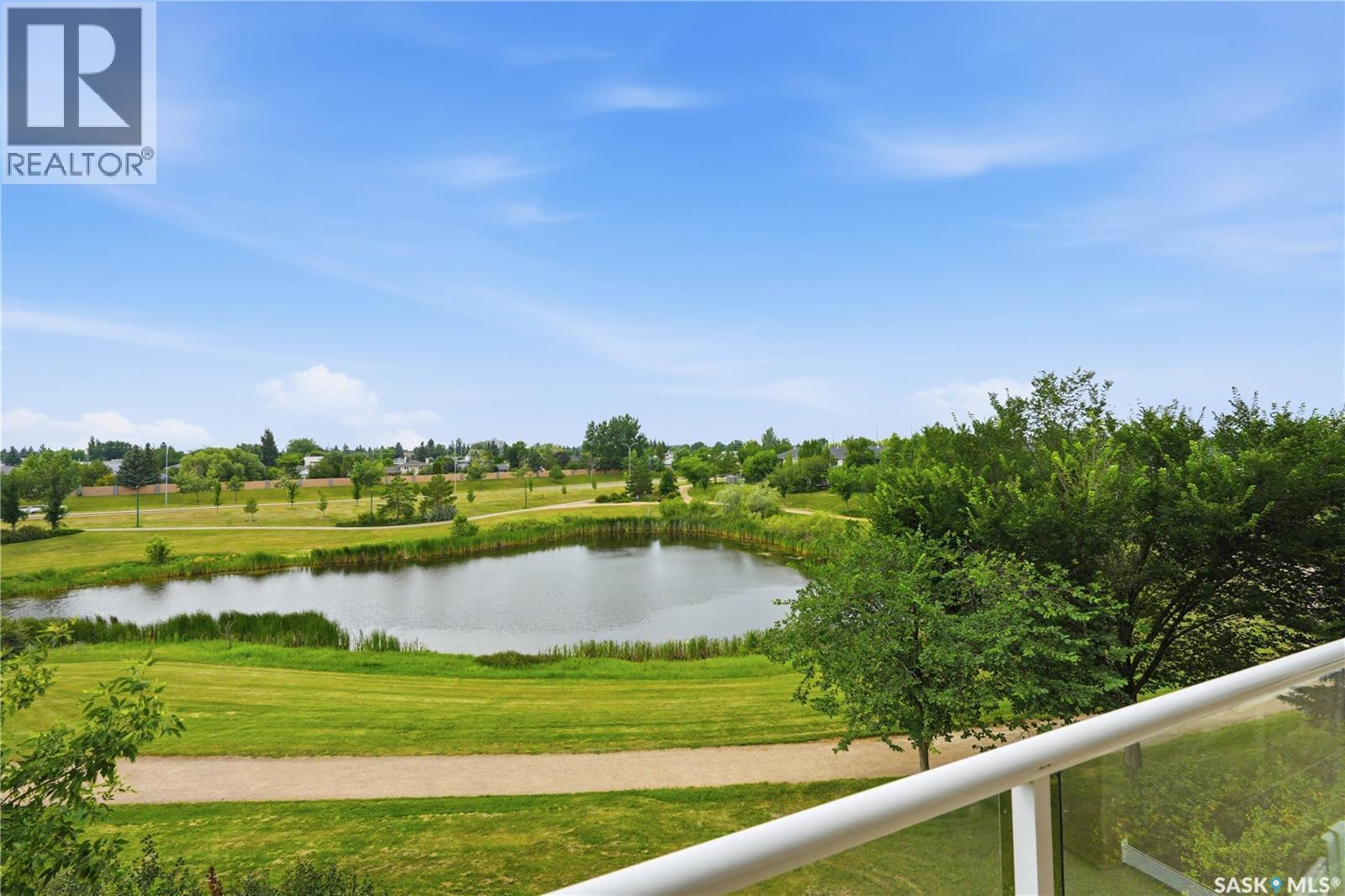 301 235 Herold Terrace, Saskatoon, SK - Outdoor With Body Of Water With Balcony With View