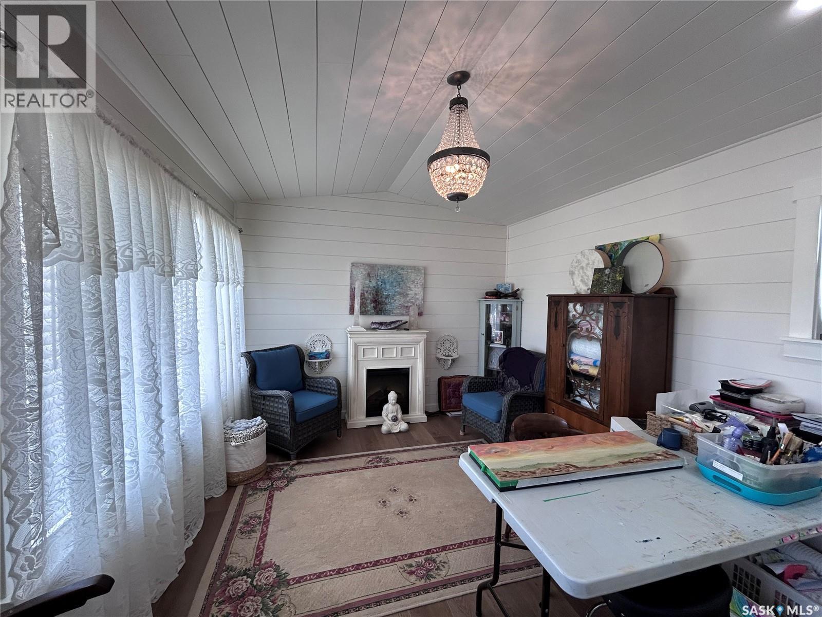 Dew Acreage, Estevan Rm No. 5, SK - Indoor With Fireplace