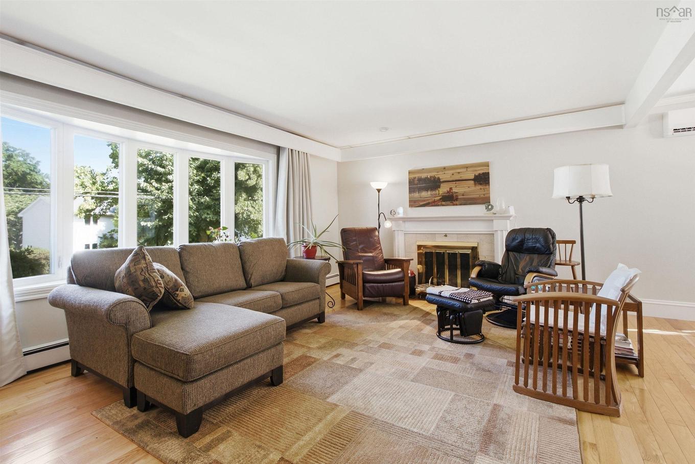 8 Lakeview Drive, Windsor, NS - Indoor Photo Showing Living Room With Fireplace