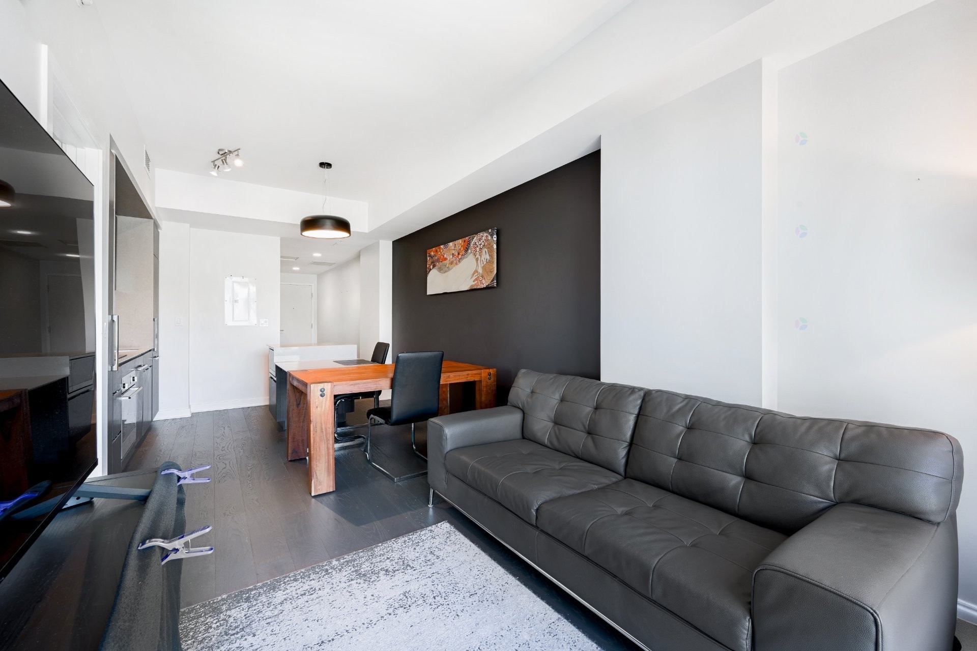 Salon - 4416-1288 Av. Des Canadiens-De-Montréal, Montréal (Ville-Marie), QC - Indoor Photo Showing Living Room