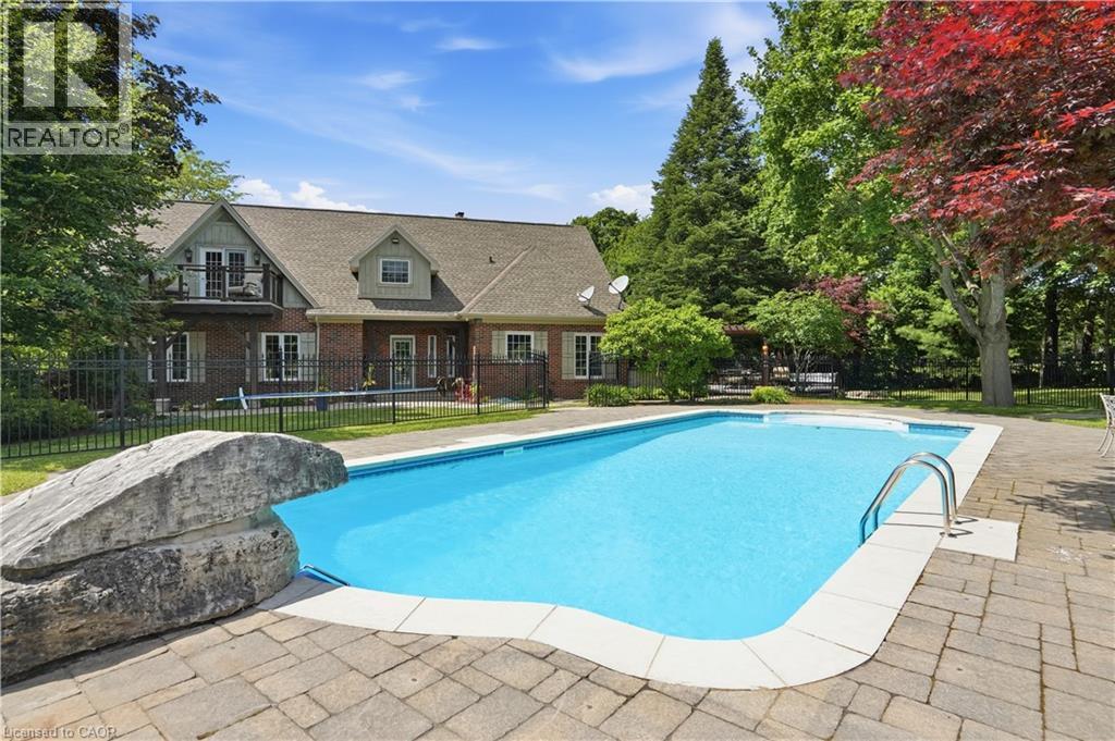 314 7Th Concession Road E, Flamborough, ON - Outdoor With In Ground Pool With Deck Patio Veranda