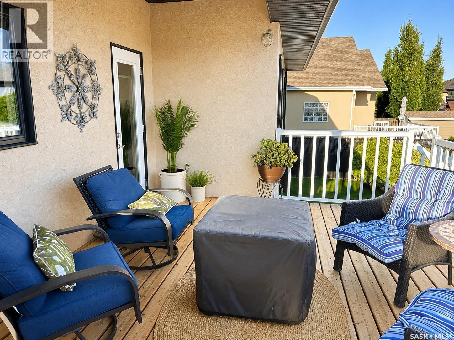 1 Glen Howard Way, Prince Albert, SK - Outdoor With Deck Patio Veranda With Exterior