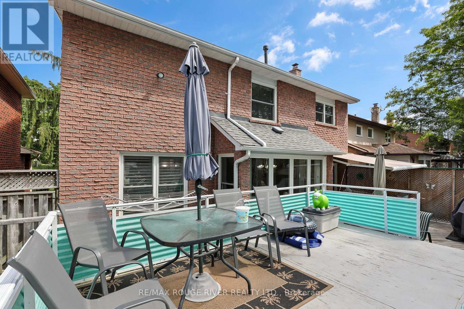 Patio area on Pool Deck - 11 Canmore Boulevard, Toronto, ON - Outdoor With Deck Patio Veranda With Exterior