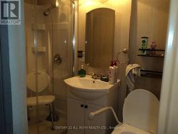 3 piece bathroom off of eating area - 