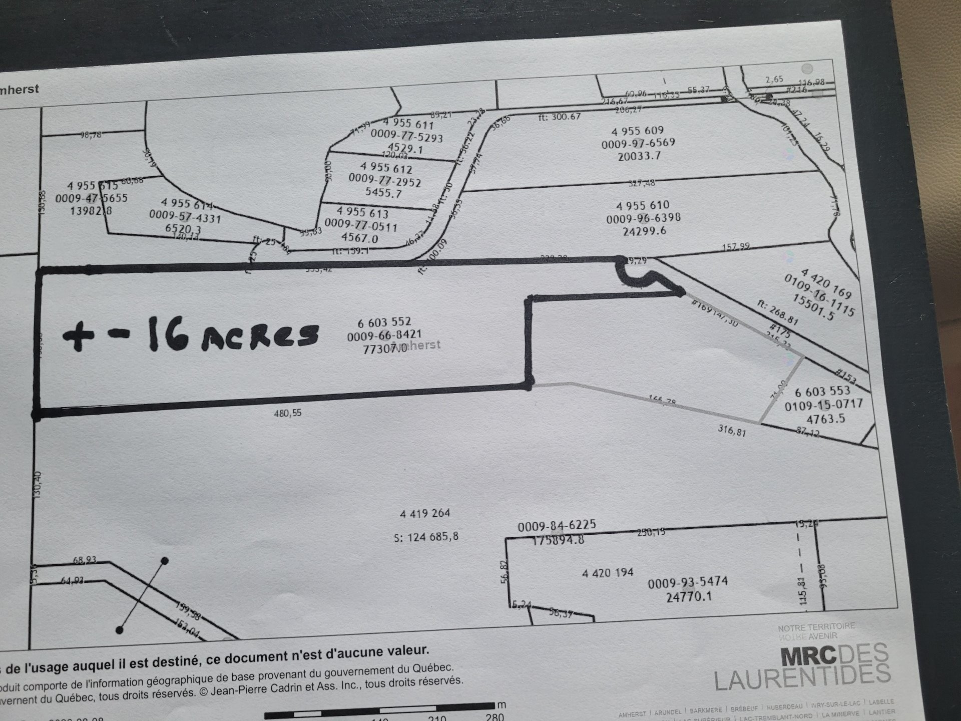 Floor Plan - Ch. Roy, Amherst, QC