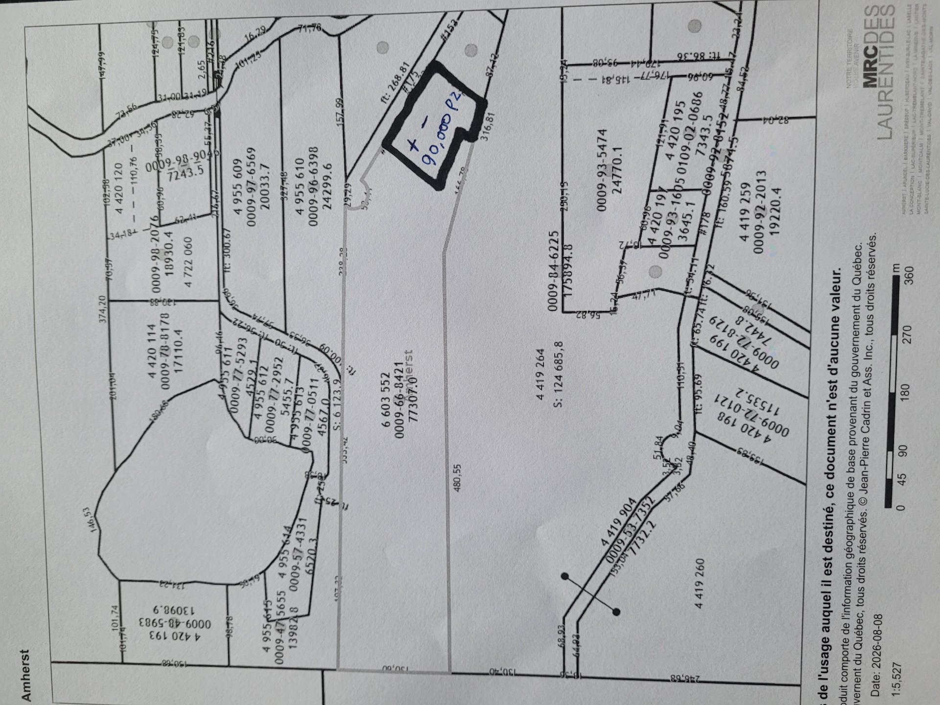 Floor Plan - Ch. Roy, Amherst, QC