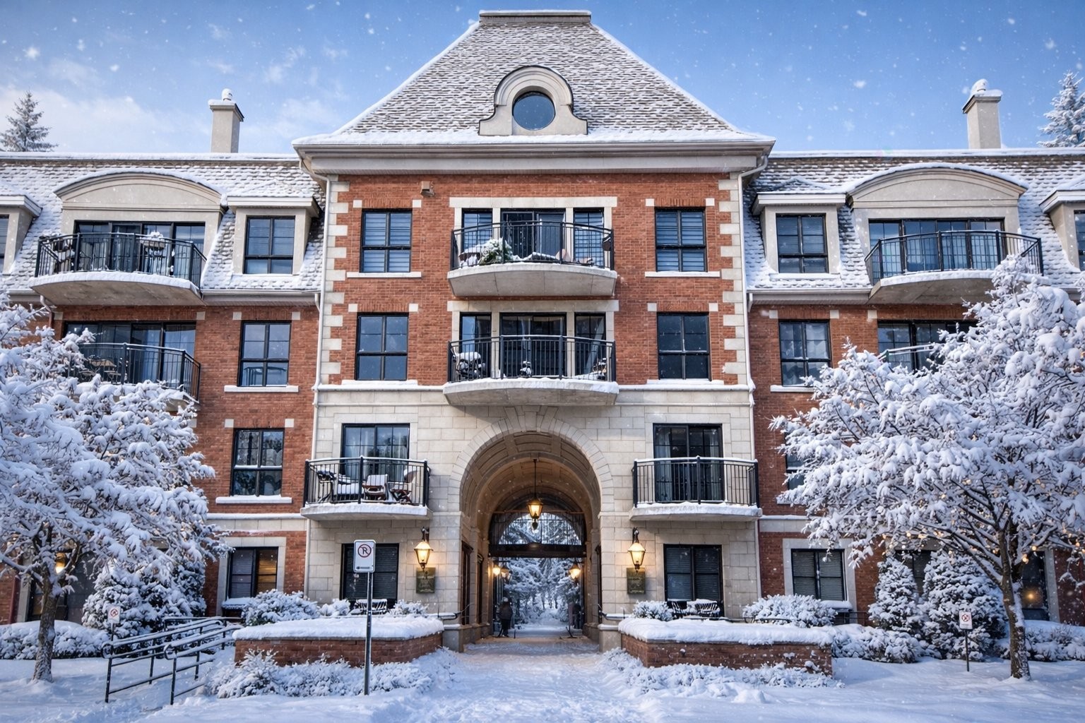 Front of Structure - 211-2 Place Des Jardins-Des-Vosges, Montréal (Verdun/Île-Des-Soeurs), QC - Outdoor With Balcony With Facade