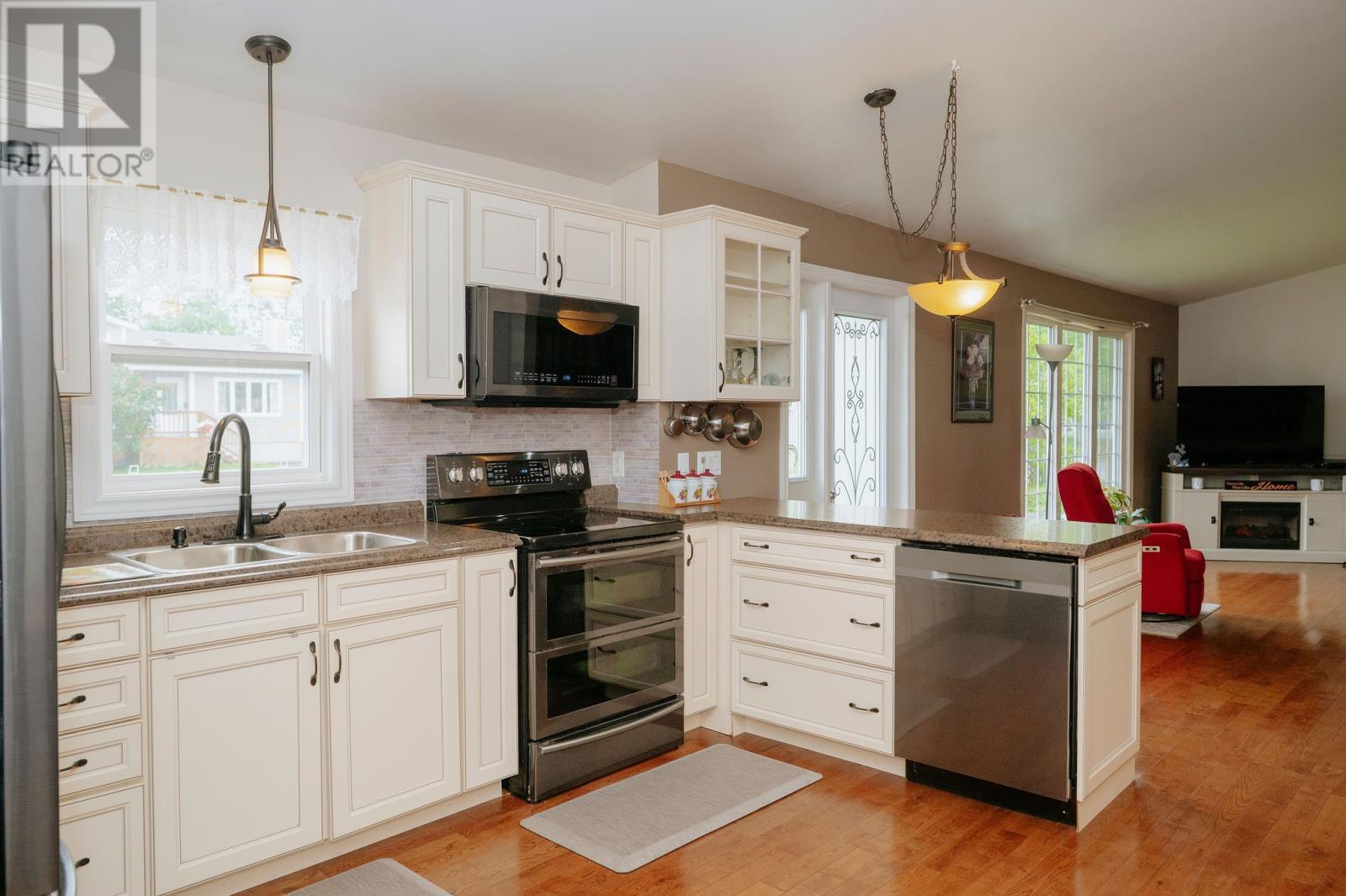 58 Byrd Avenue, Gander, NL - Indoor Photo Showing Kitchen With Double Sink