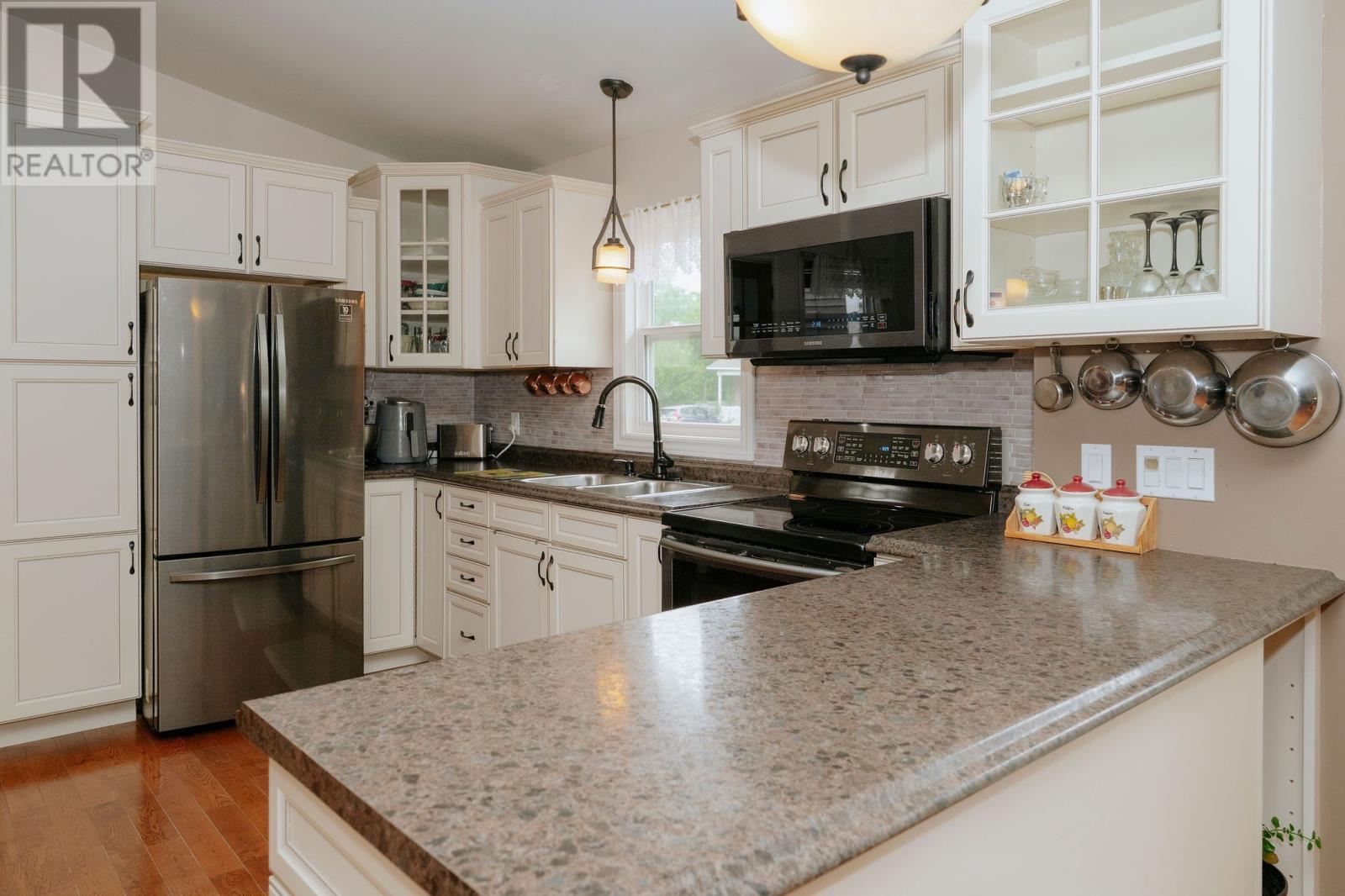 58 Byrd Avenue, Gander, NL - Indoor Photo Showing Kitchen With Double Sink