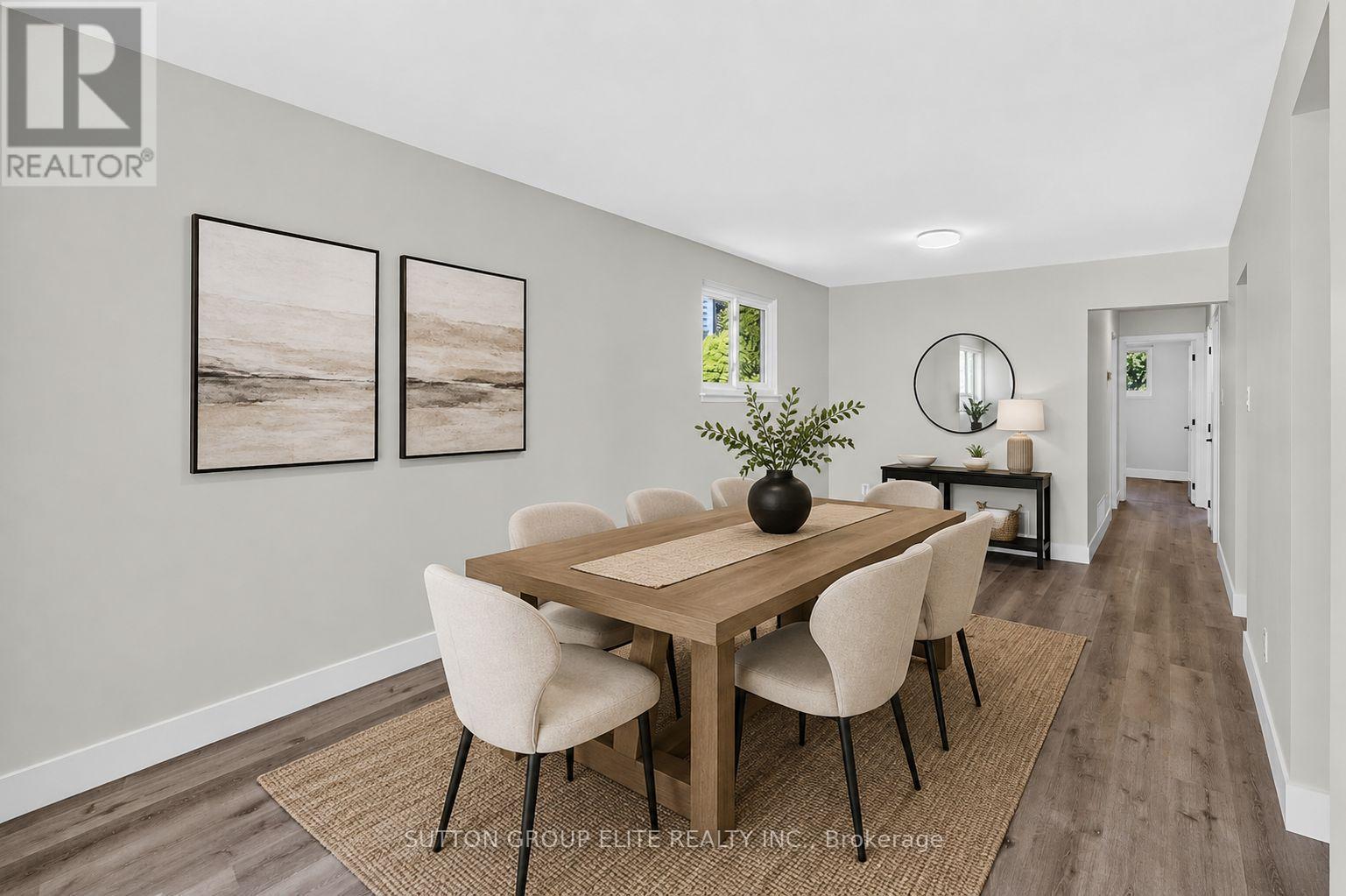 ***VIRTUALLY STAGED*** - 35 Mancroft Crescent, Brampton, ON - Indoor Photo Showing Dining Room